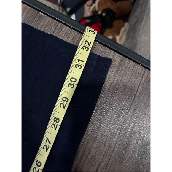 Lauren Ralph Lauren Flat Front Straight Ankle Pants Dark Blue Plus Size 16W - Picture 12 of 12